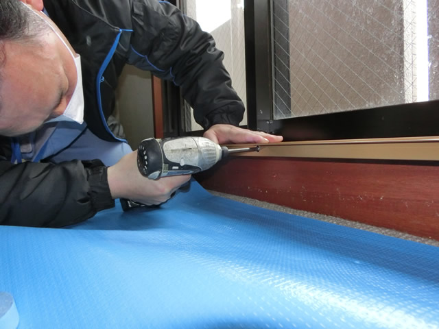 窓の寒さ対策　結露対策　ＬＩＸＩＬ内窓インプラス　施工例　名古屋市瑞穂区
